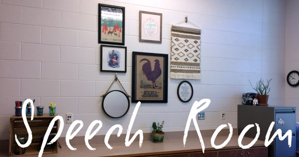Speech Room Decor by Tween Speech Therapy