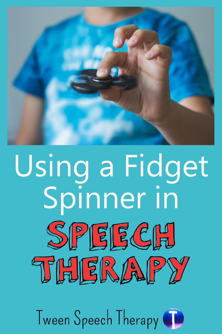 Using a Fidget Spinner in Speech Therapy