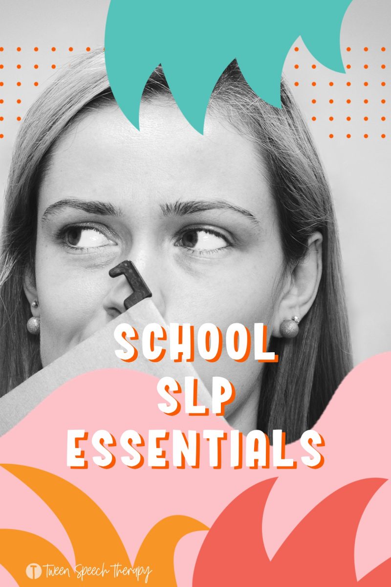 School Speech Therapy Essentials for SLPs