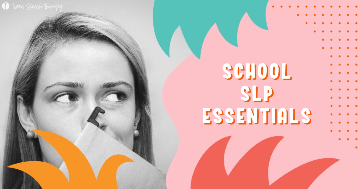 School Speech Therapy Essentials for SLPs