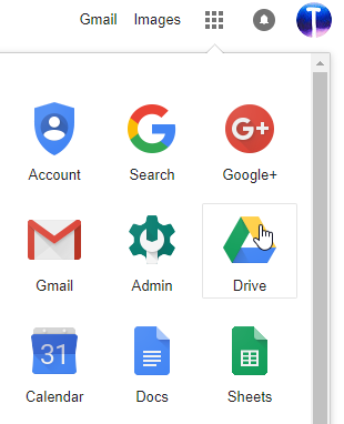 open google drive